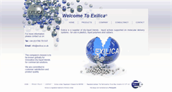 Desktop Screenshot of exilica.co.uk